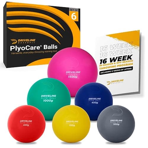 Driveline Baseball PlyoCare Balls - Weighted Pitching Training Balls + Free 16-Week Program - Image 1