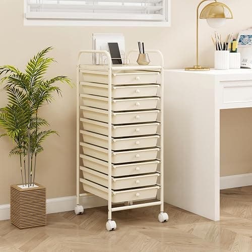 10 Drawer Rolling Cart thumbnail 8