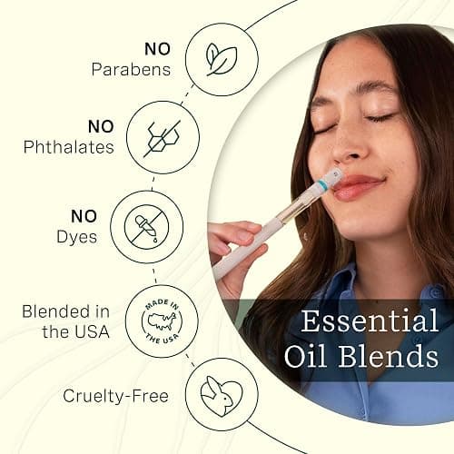 Lifelines Pen Diffuser, Crisp Mountain Air, 1mm Black Ballpoint Pen | Ballpoint Pen with Scented Essential Oil Blends – Aromatherapy Diffuser & Sensory Immersion Diffuse Aroma As You Write thumbnail 5