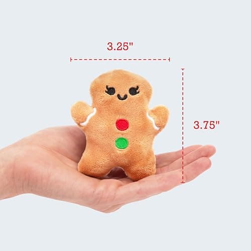 WHAT DO YOU MEME? Emotional Support Gingerbreads by Relatable, Cuddly Plush Toys and Stuffed Animals, Includes 5 Plushies with Basket, Cute Christmas Decor or Funny White Elephant Gift Idea thumbnail 7