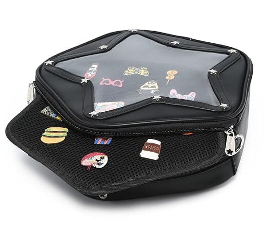 CHERRY SAUCE Kawaii Star PU Leather Ita Bag Y2k Shoulder Crossbody Bag Aesthetic Cute Pin Display thumbnail 4