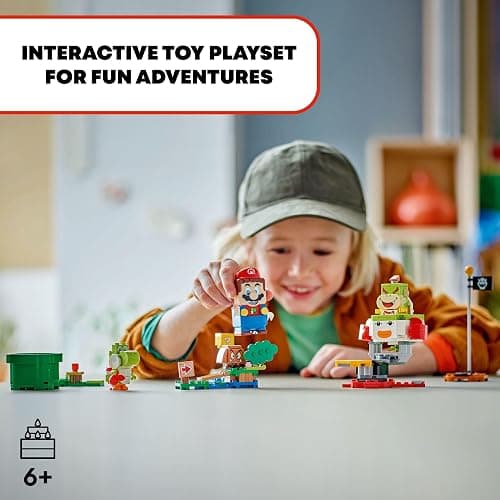LEGO Super Mario Adventures with Interactive Mario, Bowser Jr.’s Clown Car Playset Vehicle, Yoshi Toy, Mario Playset, Nintendo Toy Gift for Boys, Girls and Gamers Ages 6 and Up, 71439 thumbnail 2