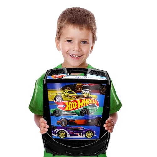 Hot Wheels 100-Car Storage Case – Large Capacity Organizer for 1:64 Die-Cast Vehicles with Handle and Latch, Durable Portable Carrying Case for Kids, Travel, and Toy Car Collectors thumbnail 10