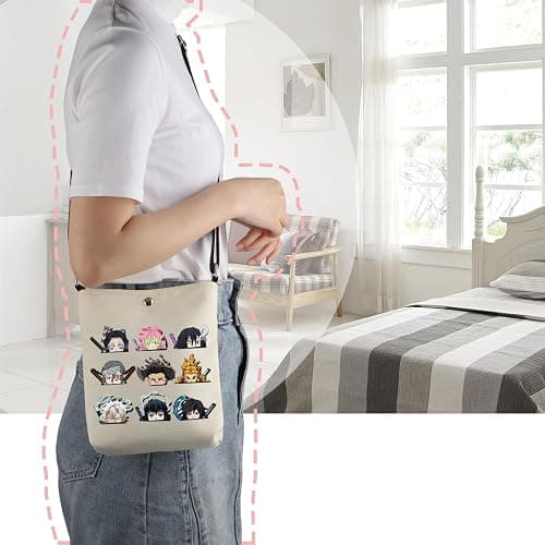 VAMSII Anime Themed Gift Anime Inspired Crossbody Bag Animes Merch thumbnail 5
