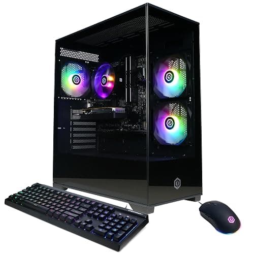 CyberPowerPC Gamer Master Gaming PC, AMD Ryzen 5 5500 3.6GHz, Radeon RX 6400 4GB, 16GB DDR4, 500GB PCIe Gen4 SSD, WiFi Ready & Windows 11 Home (GMA3100A) - Image 1