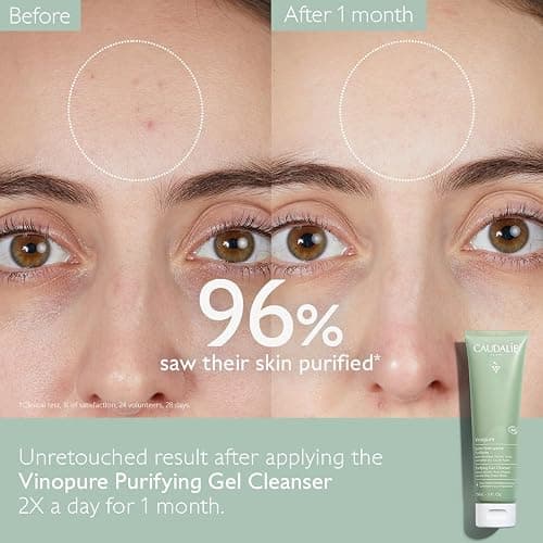 Caudalie Vinopure Salicylic Acid Cleanser, Pore Purifying Gel Cleanser - 150 mL thumbnail 3