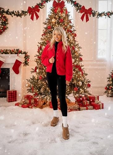 Aoang Womens Winter Coats Casual Lapel Long Sleeve Fleece Faux Fur Jacket thumbnail 5