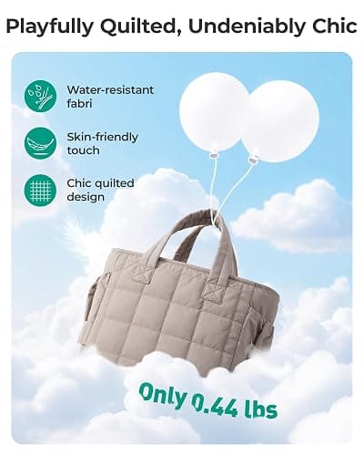 BAGSMART Lunch Bag Women Small Cute Quilted Insulated Leakproof Lightweight thumbnail 5