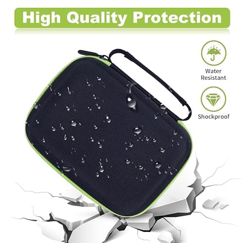 Hikkon Camera Case Compatible for ESOXOFFORE/Upgrade/Dylanto/Yehtta/HiMont/CAMCLID Kids Instant Print Camera Toy,Portable Digital Camera Storage Holder Organizer Bag (Case Only) - Black thumbnail 6