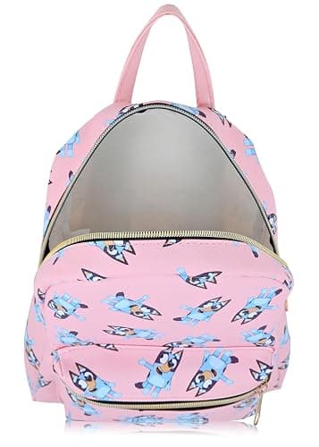 Fast Forward Bluey Backpack for Boys, Girls, Women, Men, Unisex | Cute PU Leather 10" Bluey Mini Backpack Purse Shoulder Purse | Bluey Bag and Bluey Accessories thumbnail 6