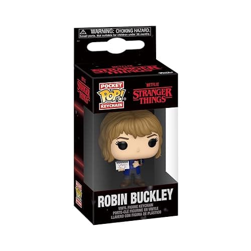 Funko Pop! Keychain: Stranger Things - Robin Buckley - Stranger Things Novelty Keyring - Collectable Mini Figure - Stocking Filler - Gift Idea - Official Merchandise - TV Fans - Backpack Decor thumbnail 2