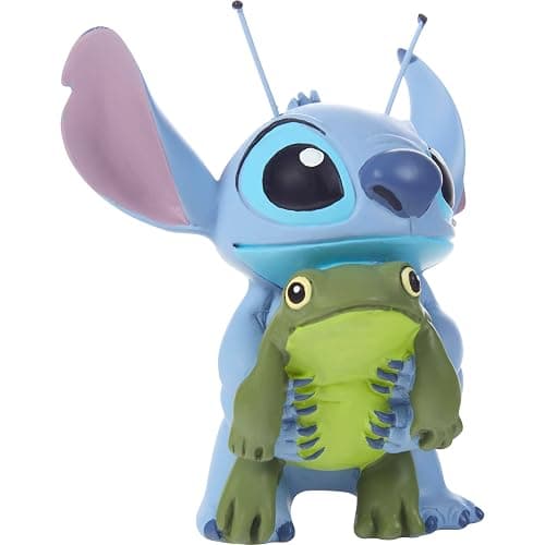 Precious Moments | Disney Stitch & a Frog Mini Figurine | Hug It Out Disney Stitch Resin Mini Figurine | Lilo thumbnail 4