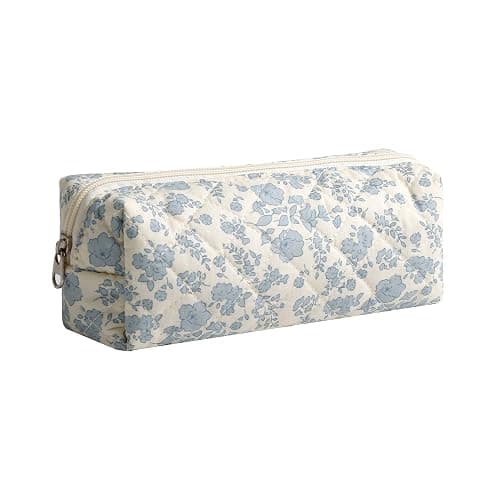 SURBEAV Pencil Case Pen Case Office College School Storage Bag Pouch Holder Box Organizer Makeup Pouch Cosmetic Bag Aesthetic Cute Pencil Case for Girls Boys Kids (S) - Image 1