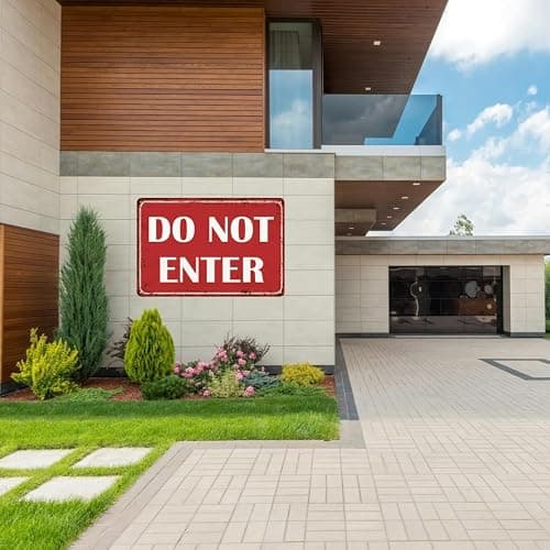 Do Not Enter Sign Outdoor Keep Out Sign Do Not Enter Signs For Bedroom Door No Entry Signs 8x12 Inch thumbnail 7