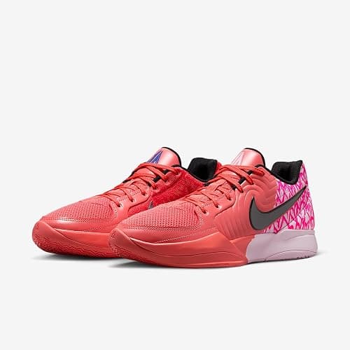 Ja 2 "Heart Eyes Basketball Shoes (IB5842-800, Magic Ember/Pink Foam/Deep Night/Iron Grey) Size 9.5 thumbnail 5