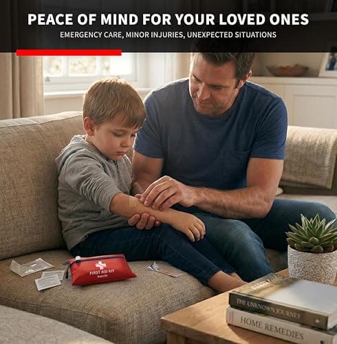 Protect Life Doctor Developed Mini First Aid Kit, 100 Piece Waterproof Emergency Kit for Car, Boat, Camping & Travel, Includes Emergency Blanket, Tourniquet & First Aid Guide thumbnail 6