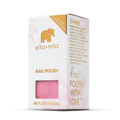 ella+mila Professional, Quick Dry, Long-Lasting & Chip-Resistant Pink Nail Polishes (Aurora Lights - 0.45 fl oz) thumbnail 6