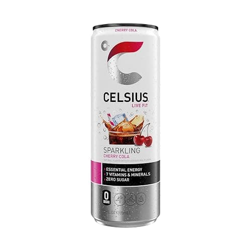 CELSIUS Sparkling Cherry Cola, Sugar Free Energy Drink, 12 Fl Oz (Pack of 12) thumbnail 5