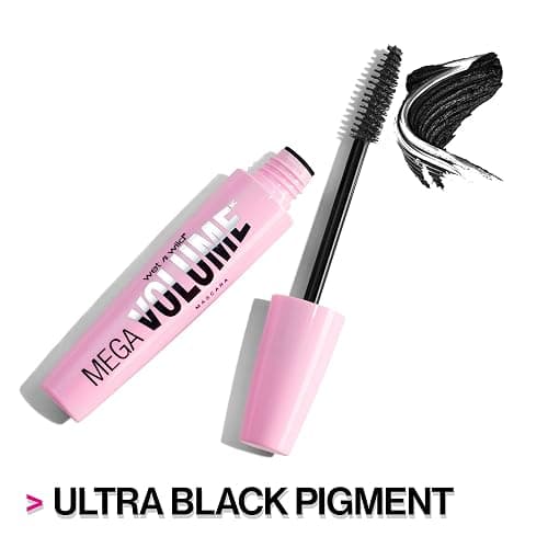 wet n wild Mascara Mega Volume - Volumizing, Waterproof, Smudge-Resistant, Cruelty-Free, Gluten-Free, Sulfate-Free & Vegan - Very Black thumbnail 4