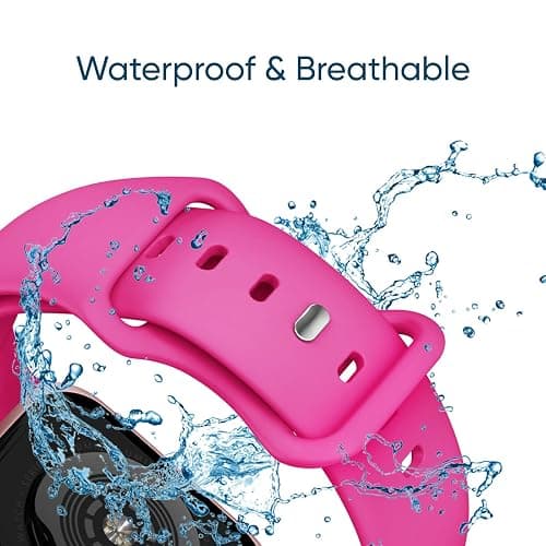 8 Pack Sport Bands Compatible with Apple Watch Band 40mm 41mm 38mm 42mm 44mm 45mm 46mm 49mm for Women Men, Soft Silicone Bracelet Strap Compatible with iWatch Ultra Series 11 10 9 8 7 6 5 4 3 2 1 SE thumbnail 6