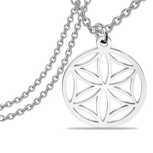 Lywjyb Birdgot Flower Of Aphrodite Necklace Goddess of Love Symbol Necklace for Men Women - Image 1