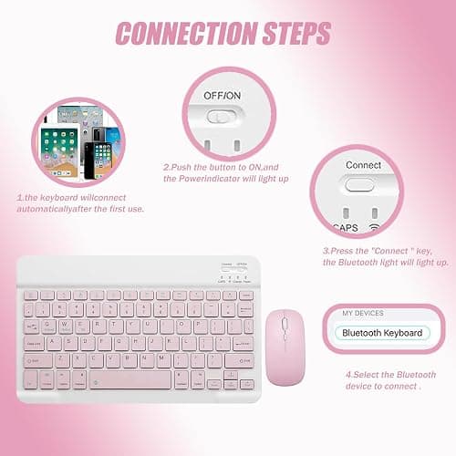 LUIOOXEIM Keyboard Case for Samsung Galaxy Tab A11+ Plus/A9+ Plus 11 Inch | Detachable Folio Keyboard Cover with S Pen Holder, Lightweight Mouse Detachable Keyboard, for Work, Study & Travel thumbnail 3