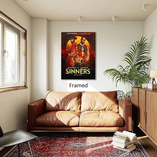 Framed Sinners Poster For Fans Kids Room Bedroom Wall Decor-Movie Sinners Posters Canvas Prints Picture For Teen Boy Girls Gifts thumbnail 4