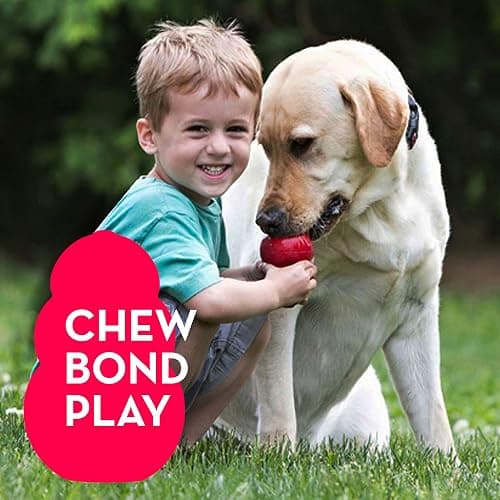 KONG Classic Stuffable Dog Toy - Fetch & Chew Toy for Dogs - Treat-Filling Capabilities & Erratic Bounce for Extended Play Time - Durable Natural Rubber Material - for Medium Dogs thumbnail 8