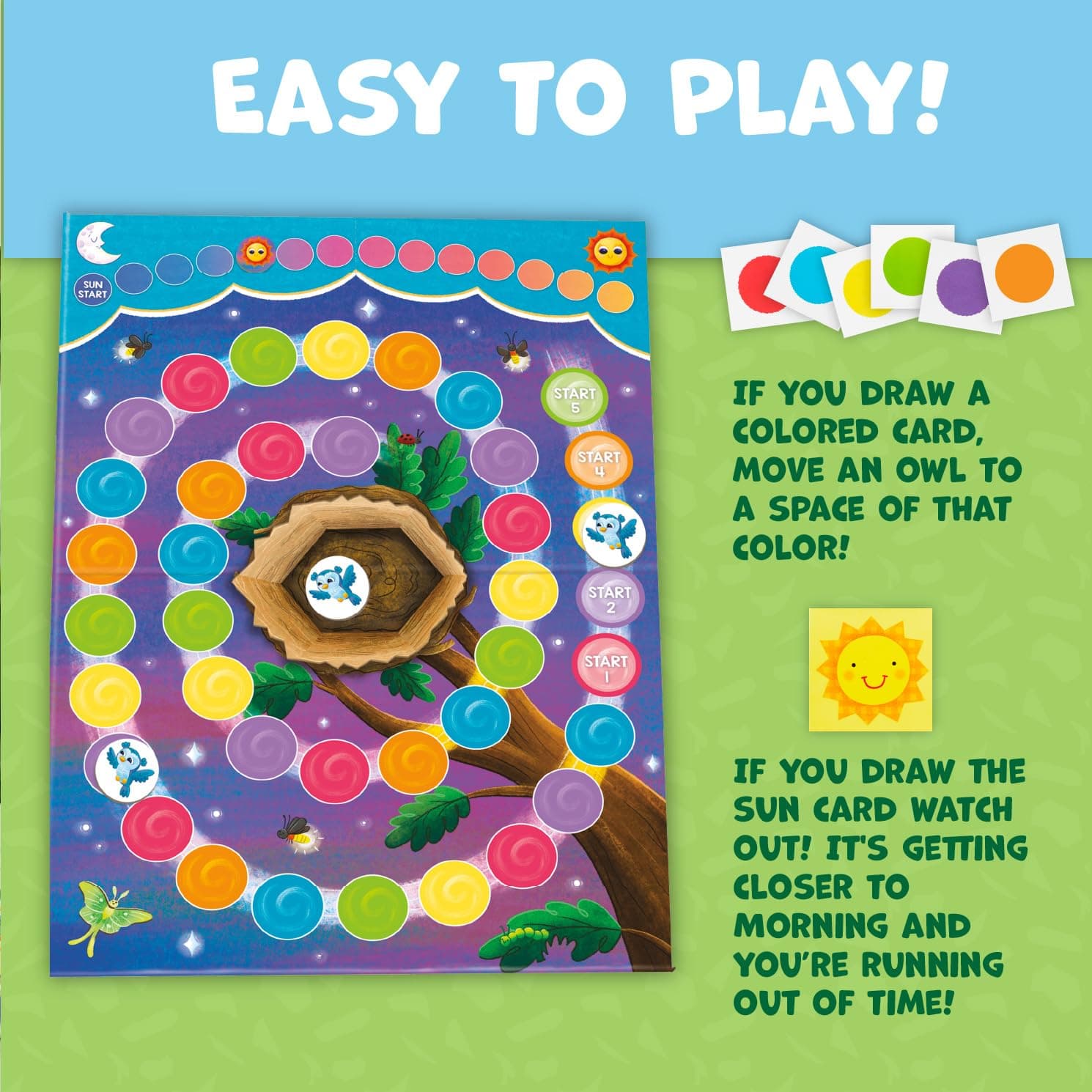 Peaceable Kingdom: Hoot Owl Hoot! - Cooperative Game thumbnail 4