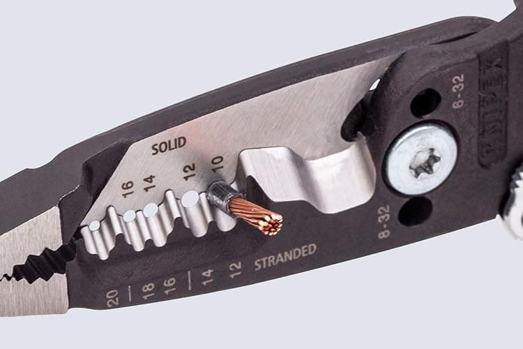 KNIPEX Tools 13 72 8 Forged Wire Stripper, 8-Inch thumbnail 10