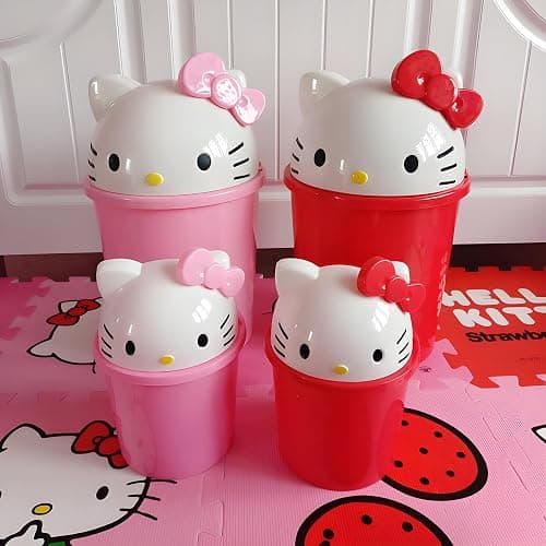 NBHUZEHUA 2.6 Gallon Unicorn Cute Kids Room Trash Can Bedroom Girls Dorm Bathroom Nursery Home Office Small Waste Basket Garbage Cans Trash Bin Dustbin thumbnail 8
