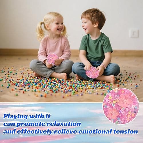 2 Pack Skin Picking Fidget Picky Toys Pick Fidget Pad Toys for Trichotillomania Skin Pickers Dermatillomania ADHD OCD Adults (2 Pack-Pink) thumbnail 6