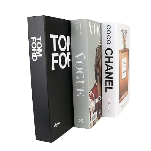 SPShadow 3 Pcs Dekorative Bücherenden Ästhetische Chic Faux Buch Set für Raum Dekor, Moderne Home Dekorative Bücher Decor Couchtisch Dekor thumbnail 4