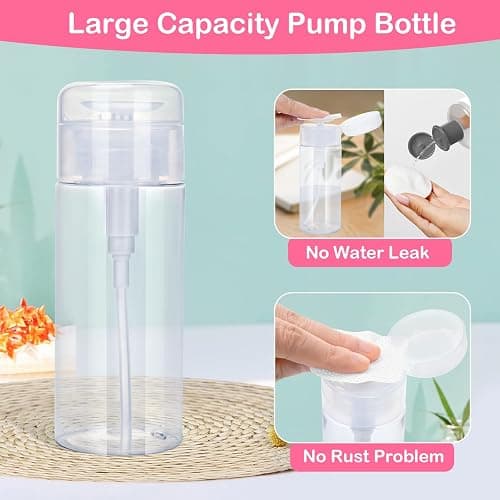 Lint Free Nail Wipes, Acetone Nail Polish Remover 1080PCS with Pump Dispenser, Gel Nail Polish Remover Pads Soft Non-Woven Nail Wipes for Nail Polish Remove and Acrylic Nail Supplies thumbnail 5