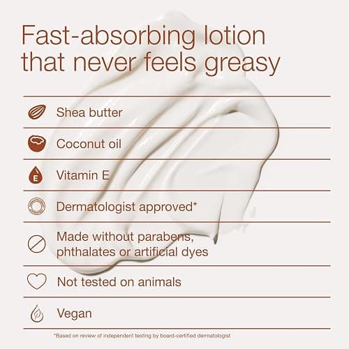 Bath & Body Works Warm Vanilla Sugar Body Lotion, Lightweight Daily Moisturizer with Shea Butter & Coconut Oil, Sparkling Sugar and Sweet Vanilla Scent, 8 fl oz - 1 Pack thumbnail 4