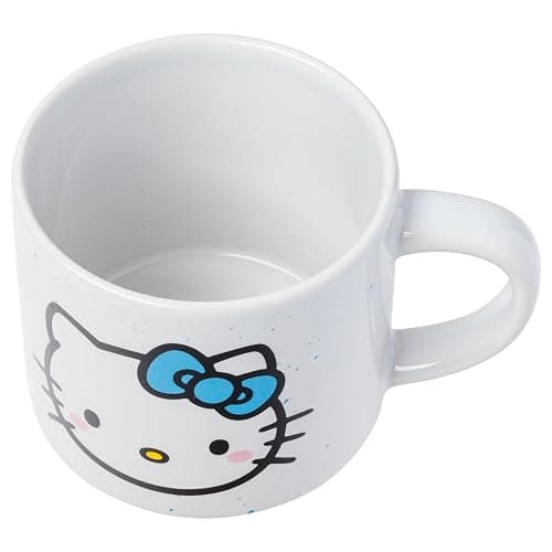 Silver Buffalo Sanrio Hello Kitty Faces and Hearts 4pc Ceramic Mug Stack Set, 10 Ounces thumbnail 15