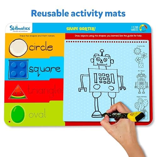 Skillmatics I Can Write - Reusable Preschool Learning Activities, Educational Toy and Game, Back to School Supplies, Gifts for Students, Kids, Toddlers Ages 3, 4, 5, 6 thumbnail 4