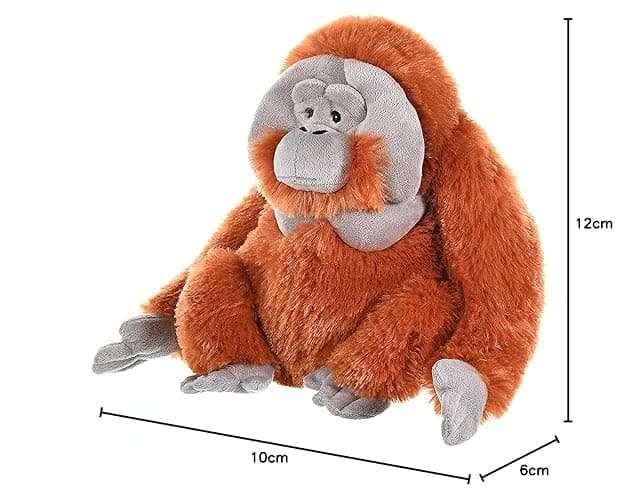 Wild Republic Orangutan Plush, Stuffed Animal, Plush Toy, Gifts for Kids, Cuddlekins 12 Inches thumbnail 3