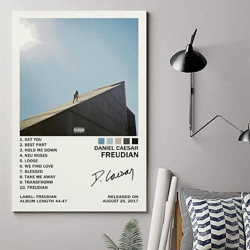 KUCOON Daniel Caesar Freudian Poster Canvas Wall Art Living Room Posters Bedroom Painting 12x18inch(30x45cm) thumbnail 6