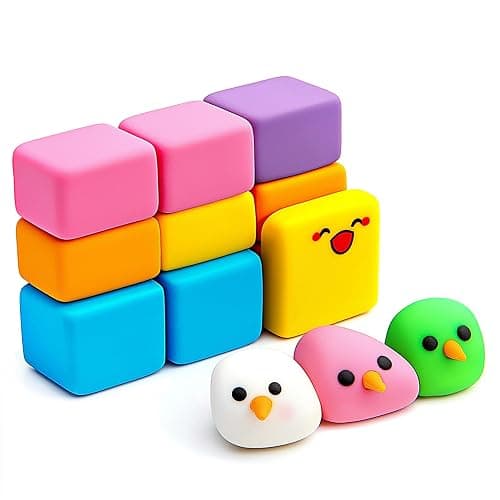 RONDURE Kneaded Eraser for Artists Drawing, Sketching, 6 Pcs Moldable & Stretchy Clay Gum Erasers Putty Kneadable and Scented for Art Student thumbnail 2