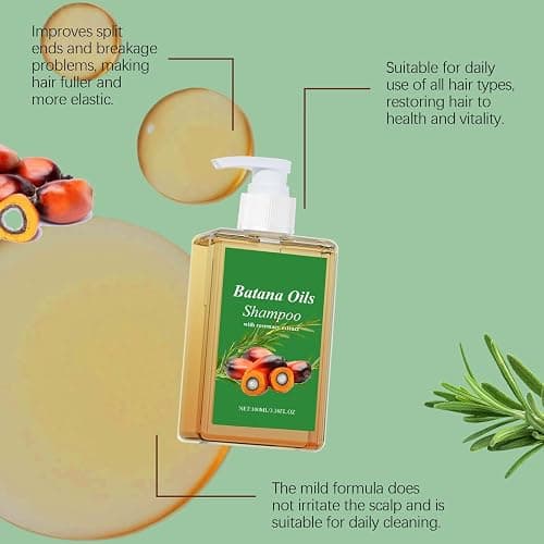 Batana Oil Shampoo, Batana Oil for Hair Growth, Natural Ingredients, Nourishes and Regenerates Hair for Men & Women (1) thumbnail 6