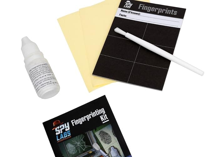Thames & Kosmos Spy Labs Inc: Fingerprinting Kit Identify, Collect, Analyze Fingerprint Evidence | Essential Tools and Tricks of The Trade from The Detective Gear Experts for Young Investigators thumbnail 6