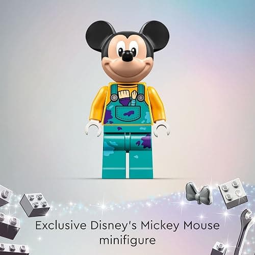LEGO Disney Classic 100 Years of Disney Animation Icons 43221 Buildable Disney Toy with Mickey Mouse Minifigure, Classic Disney Wall Art, Fun Toys for Kids Ages 6+ thumbnail 6
