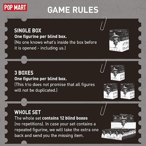 POP MART Hirono Mime Series Figures, Hirono Blind Box Figures, Random Design Action Figures Collectible Toys Home Decorations, Holiday Birthday Gifts for Girls and Boys, Single Box - Single Box - Mime thumbnail 4