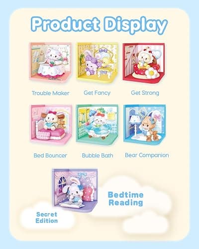 ROBOTIME Babies’ Little World Blind Box 1PC Surprise Kawaii Doll Action Figure Collectible Cute Desk Decor Random Art Toys Creative Gifts thumbnail 3
