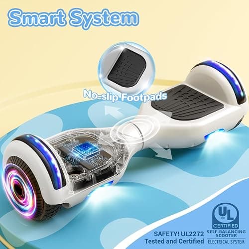 SISIGAD Scooter, 6.5" Flash Wheels & Corlorful LED Lights, All for Girls Boys Kids Ages 6+ thumbnail 6