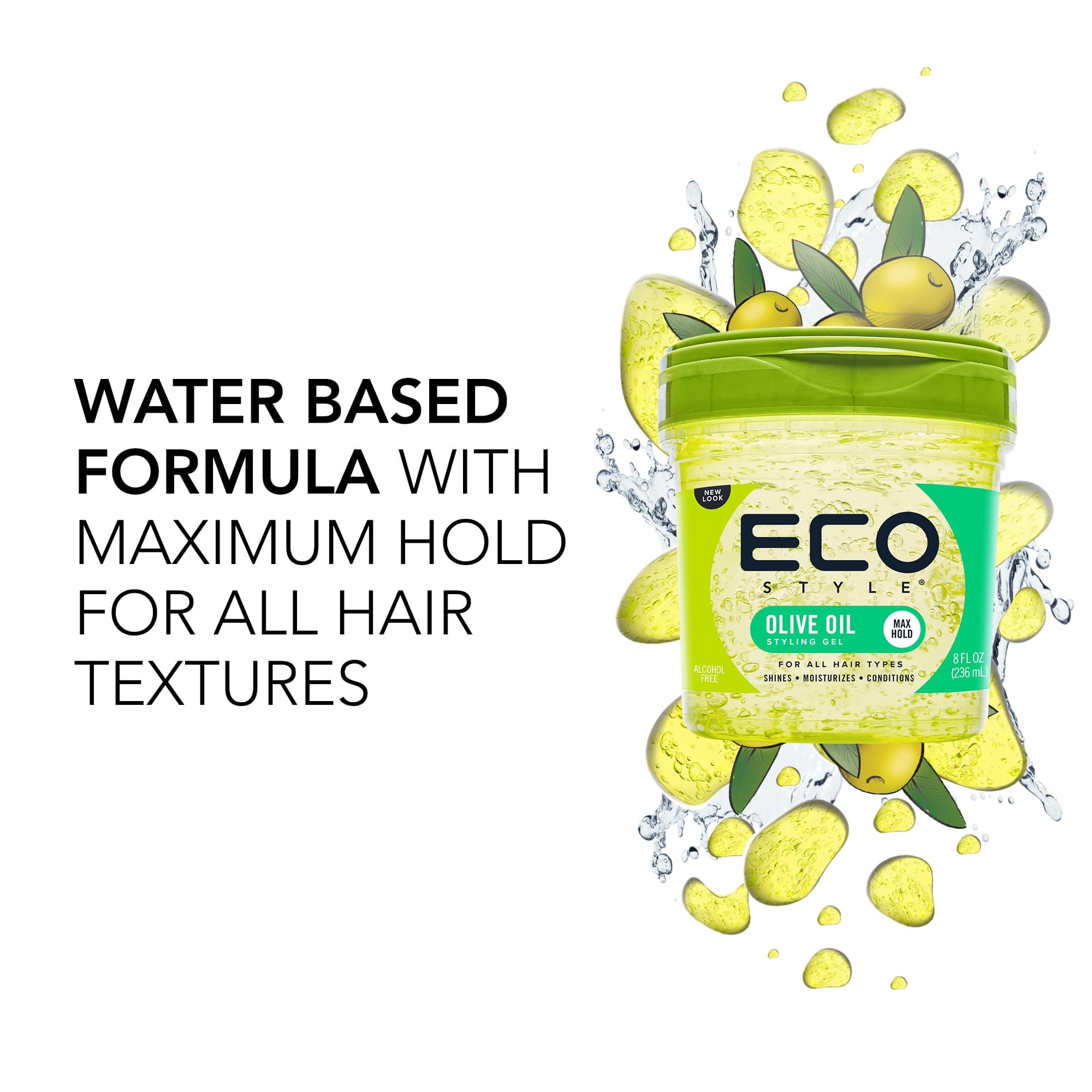 Eco Style Olive Oil Gel, 8 Ounce thumbnail 3