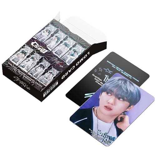 KPOPBP 60 PCS Giant Album Photocards Lomo Card Set with 32 PCS Stickers Pack, Kpop Gift Merch for SKZ Boys and Girls thumbnail 5