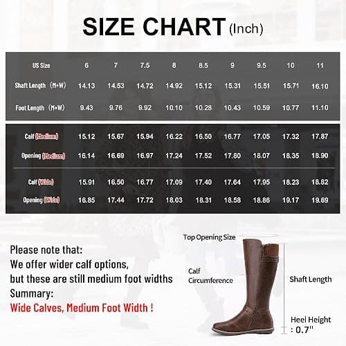 Jeossy Women's 9655 Knee High Boots Flat Riding Tall Boots with Buckle and Side Zipper thumbnail 3