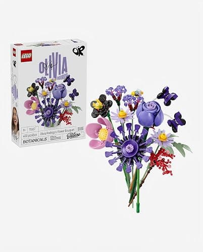 LEGO Botanicals Olivia Rodrigo's Flower Bouquet 11507 | Building Toys for Girls & Boys, Ages 9+, Bedroom Decor for Fans, Artificial Flowers, 400 pieces, Gift for Birthdays thumbnail 7